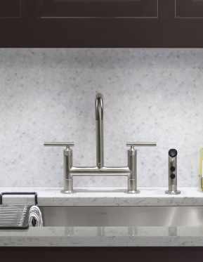 llave de puente de acero inoxidable con doble asa 