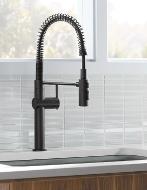 grifo para fregadero negra con manguera flexible