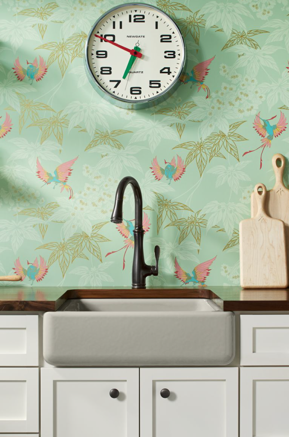 fregador rustico kohler fregador de estilo rustico con grifo negro y encimera de madera